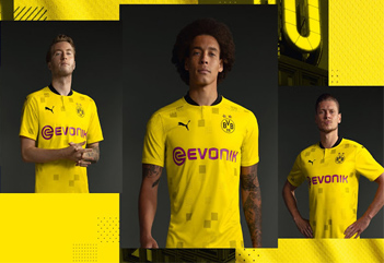 Borussia Dortmund football shirts 2020-21